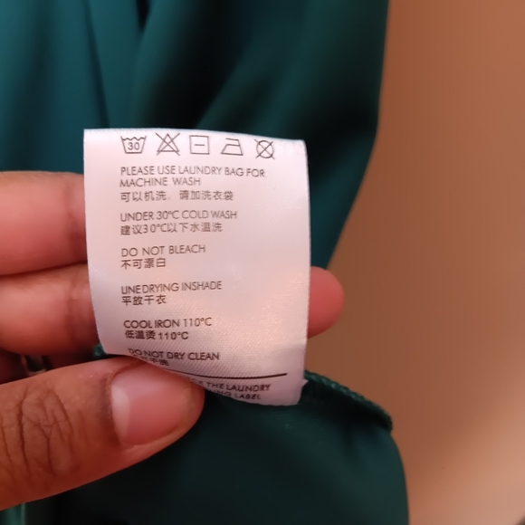 Aisize Vintage Refined Forest Green Pencil Dress. Size small. - Picture 6 of 6